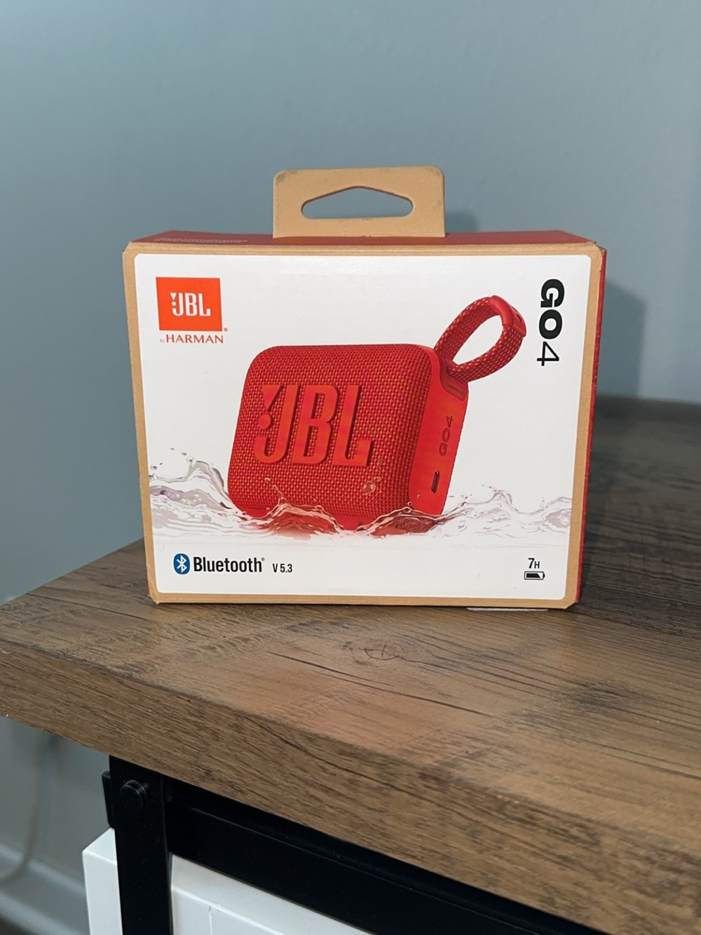 NEW! JBL GO 4 Portable Bluetooth Speaker - Red